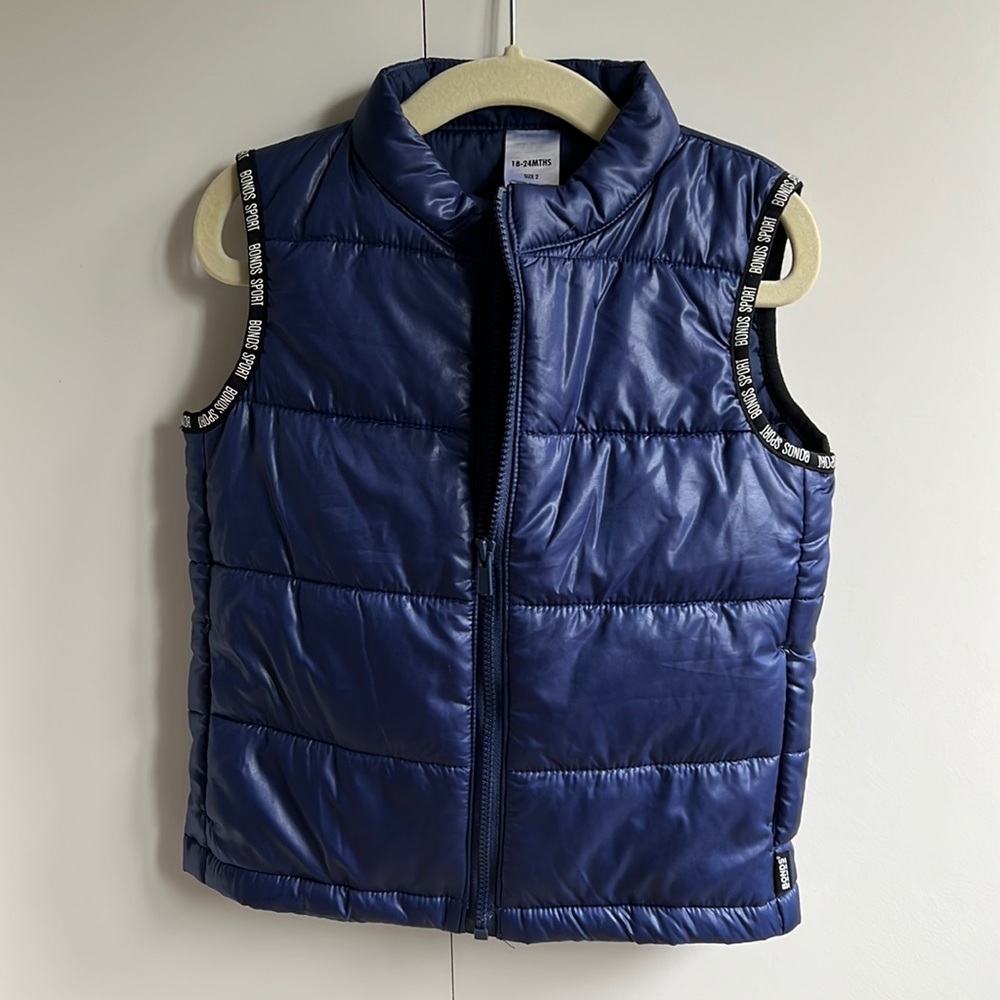 Bonds Puffy vest size 18-24 months